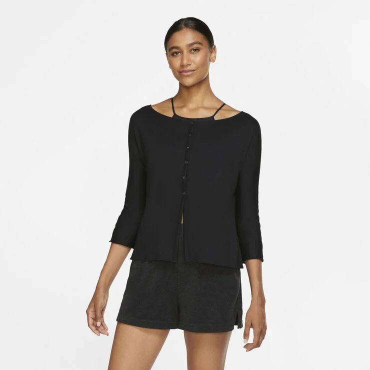 Nike Yoga Cardigan Sort