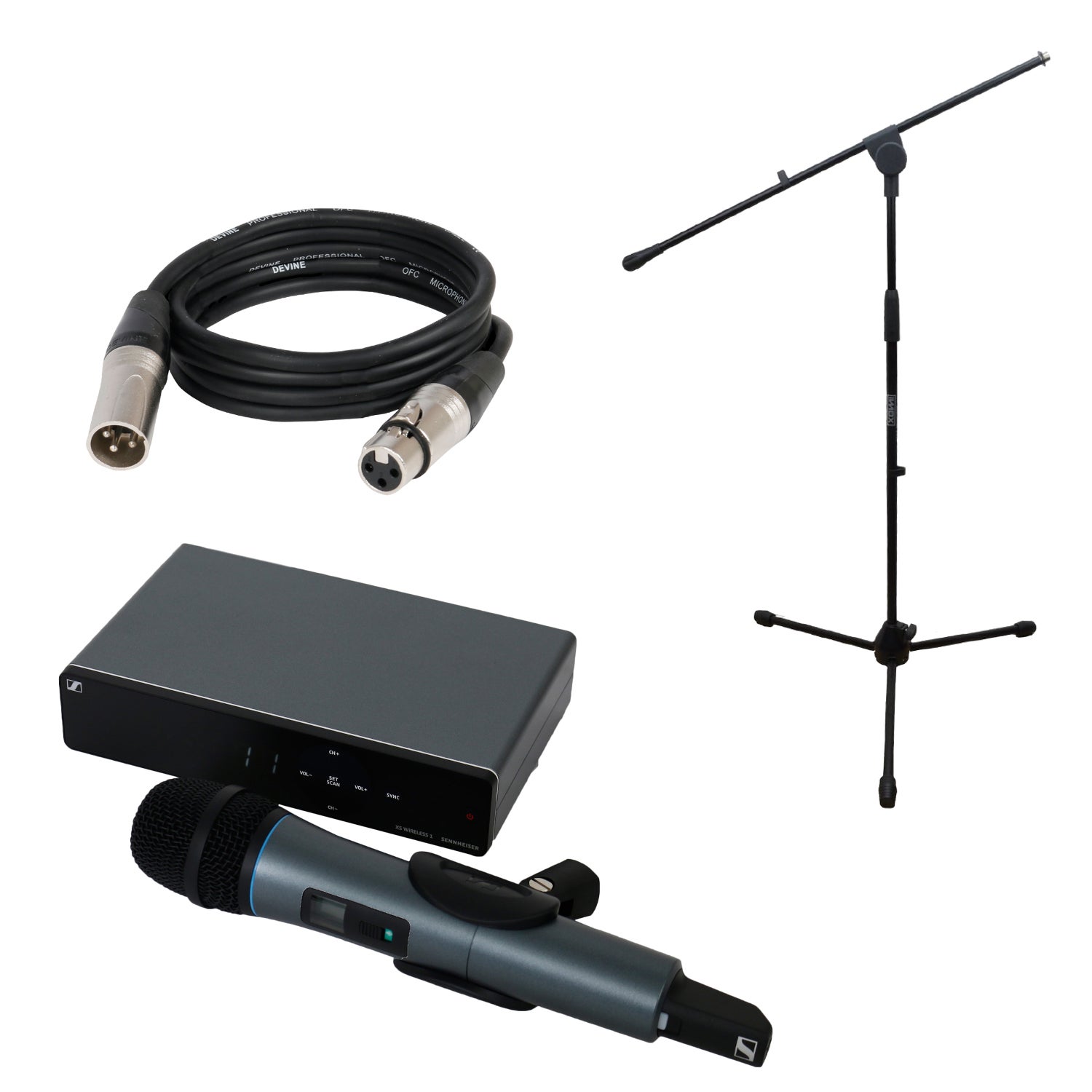 Sennheiser XSW 1-825-E met statief en kabel (821-865 Mhz)