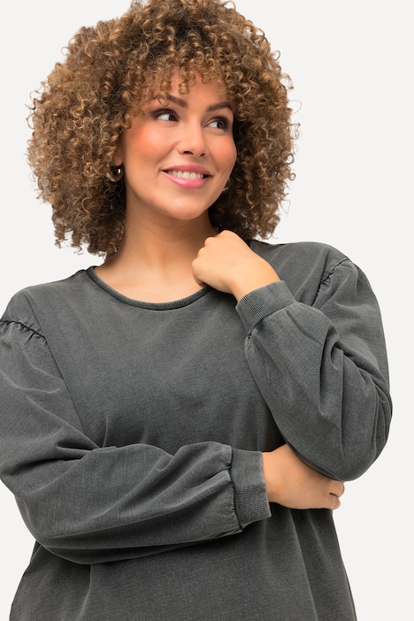 Sweatshirt, Oversized, Rundhals, Langarm