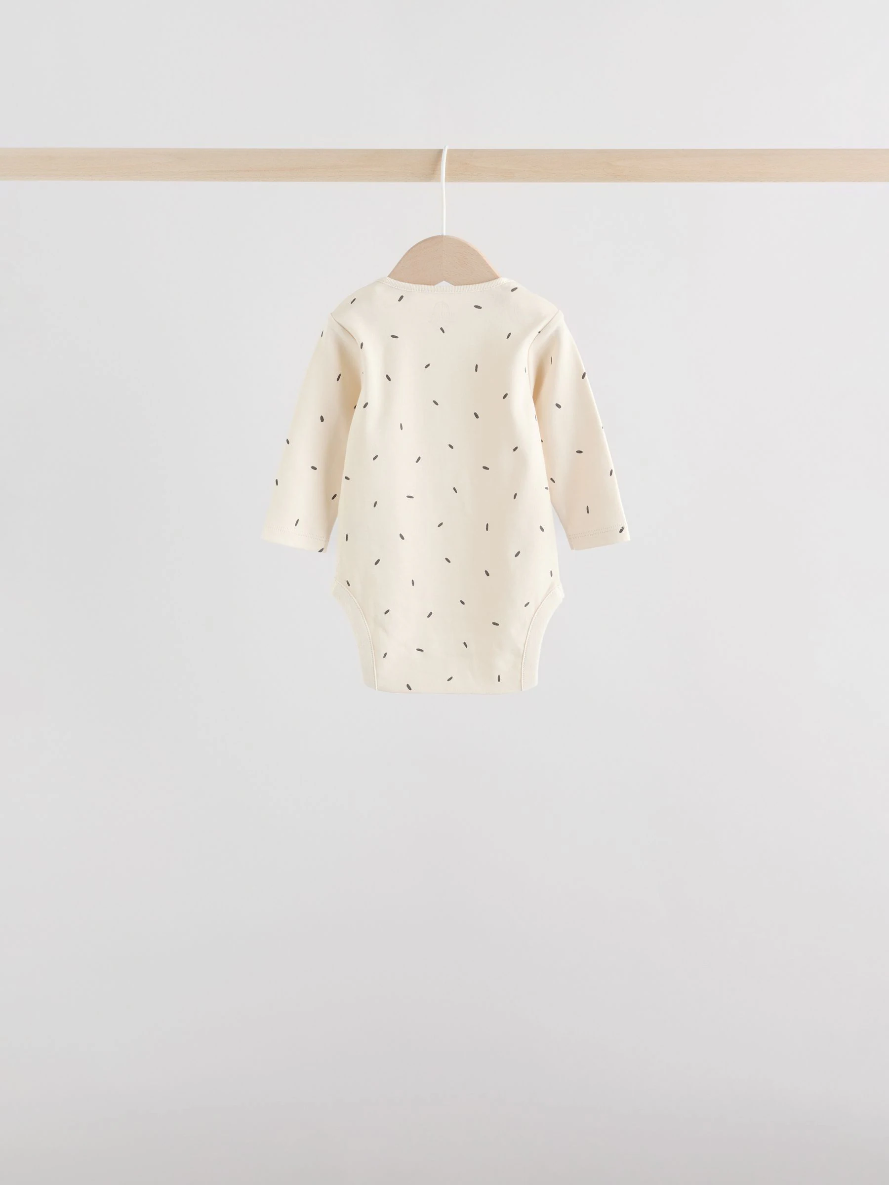 Monochroom - Set van 5 rompers met lange mouwen