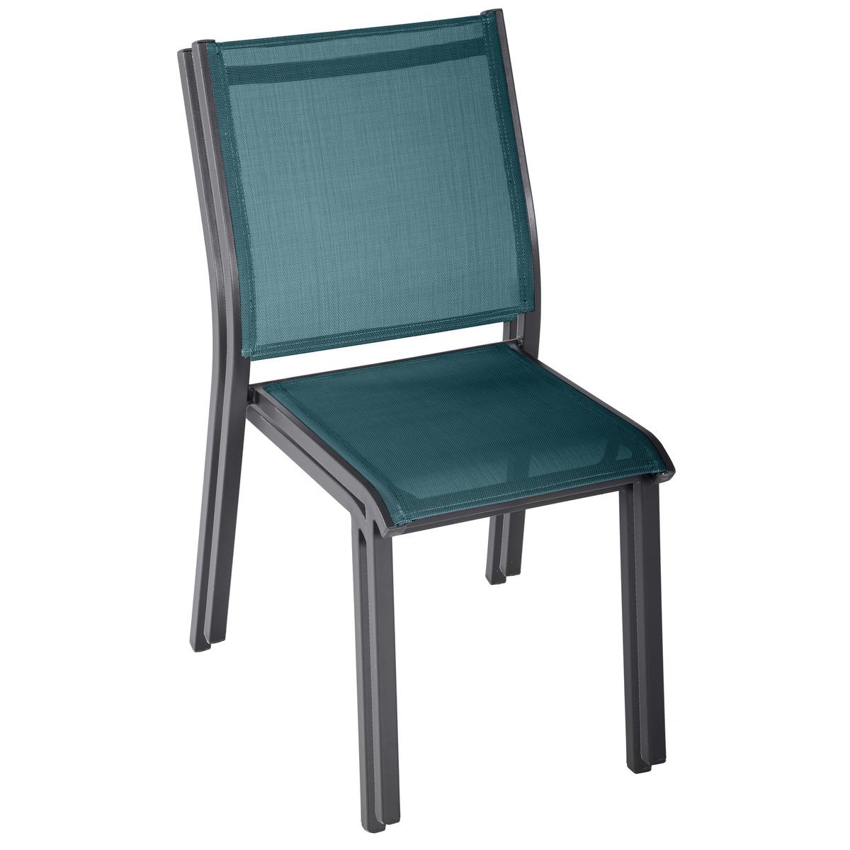 CHAISE ESSENTIA EMPILABLE CANARD GRAPHITE