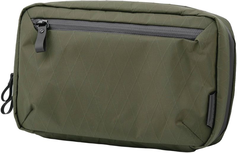 Alpaka Gear Elements Tech Case AD010490503 Dark Green, X-Pac VX21, tech-organizer en crossbodytas