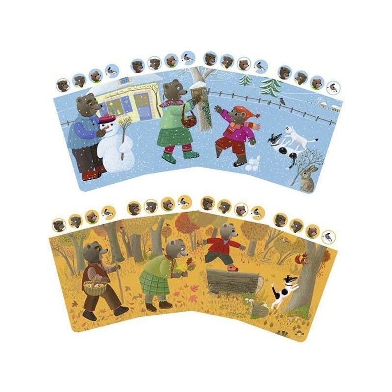 Petit Ours Brun - Jeu des saisons