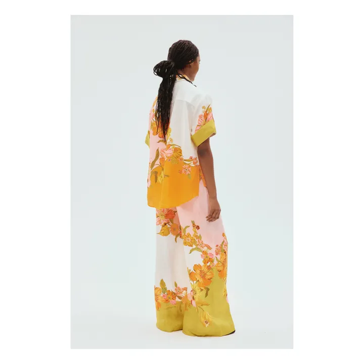 Alémais Pantalon Silas Lin | Vert anis
