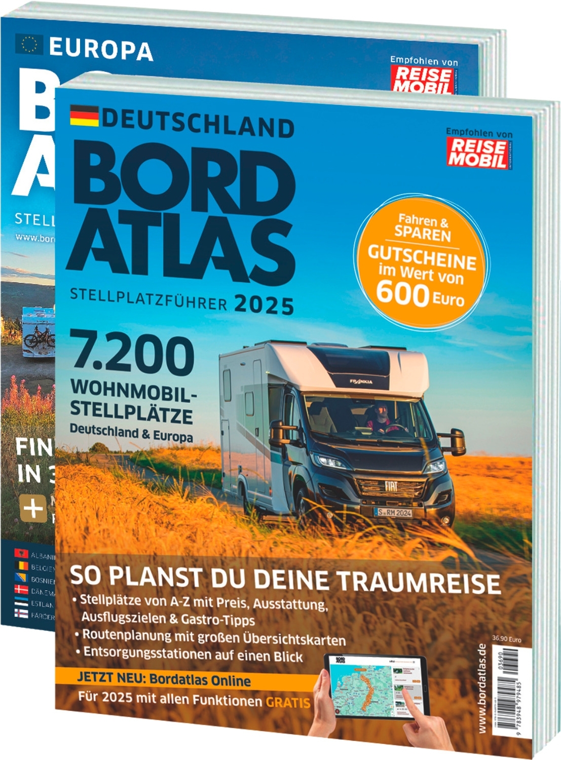 Reisemobil Bord Atlas - Deutschland &amp,  Europa 2025