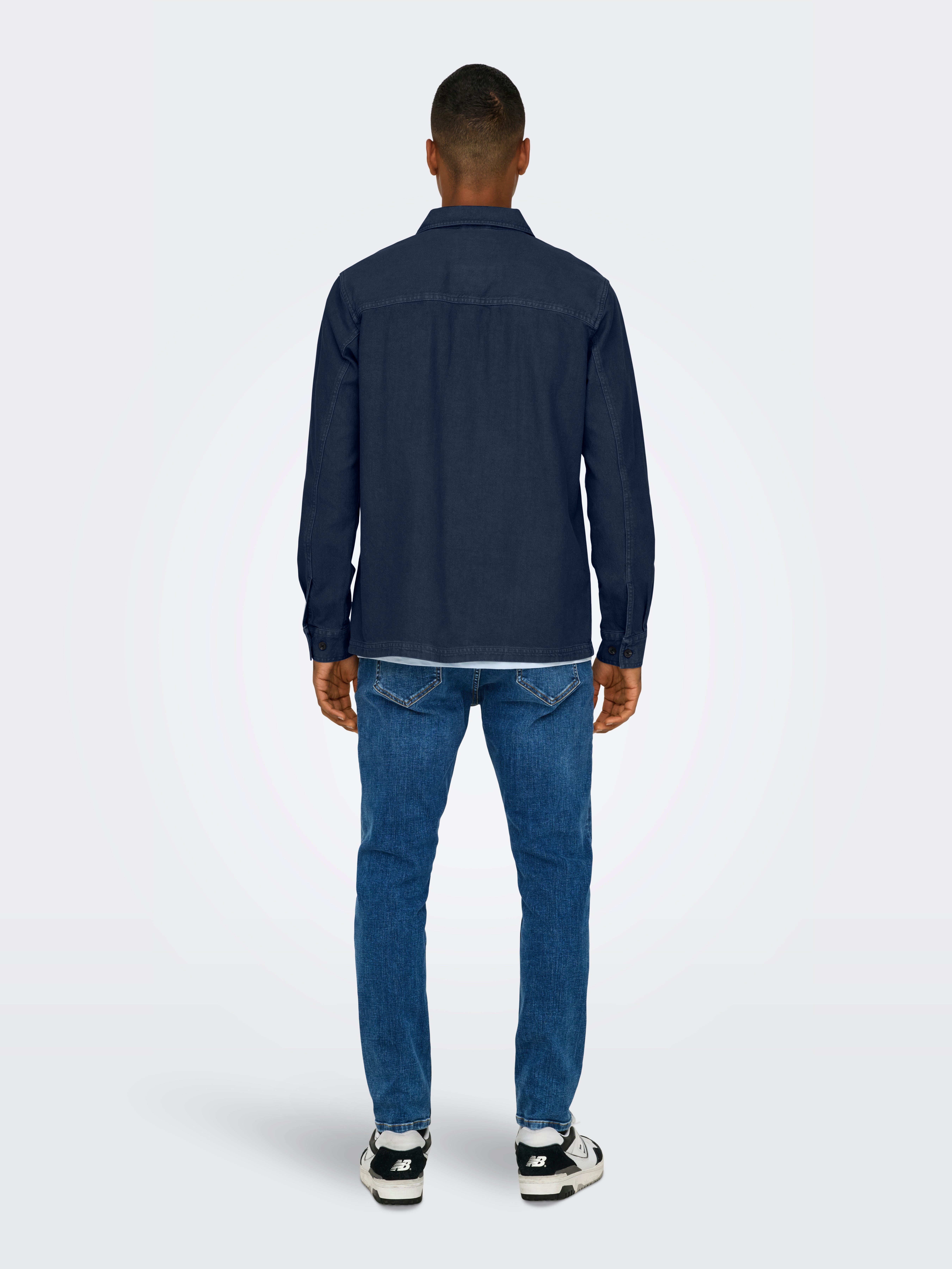ONSOLIVER Overshirt Dress Blues