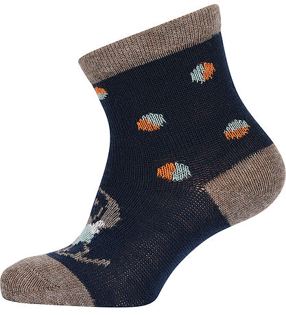 Melton Socken - Wolle - Dog Fun - Peacoat Blue