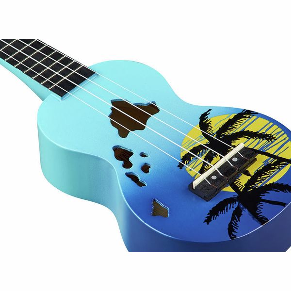 Mahalo Hawaii Blue Ukulele