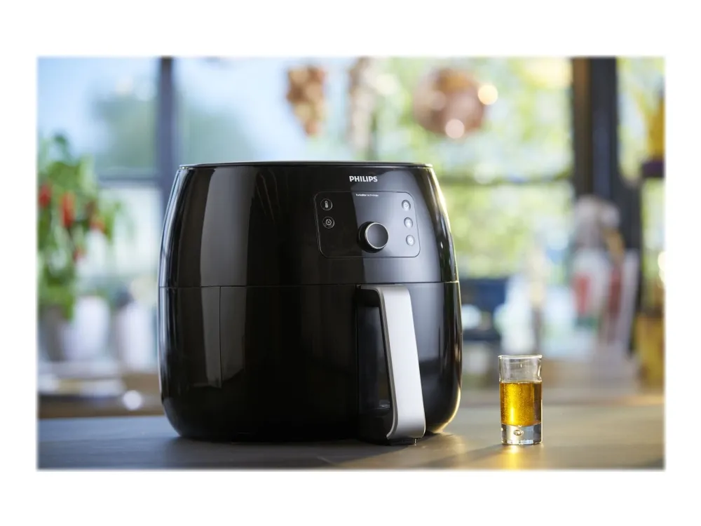 Philips Avance Collection XXL HD9650 Twin TurboStar - Varmluftsrister - 2.2 kW - sort