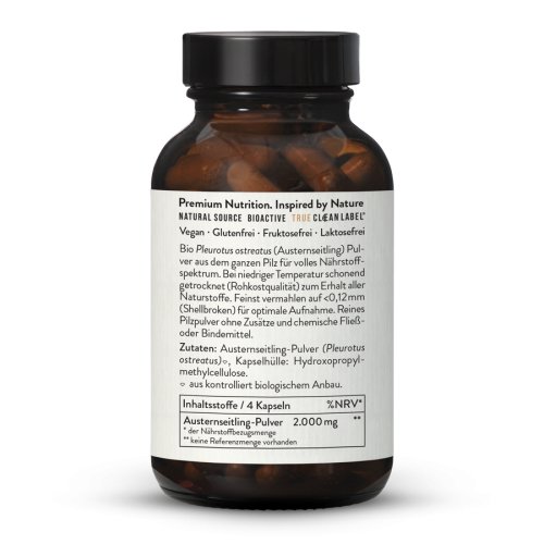 Sunday Natural Products  Bio Pleurotus Pulver Kapseln