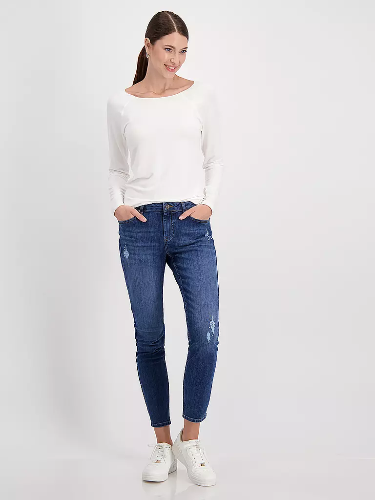 MONARI Langarmshirt creme