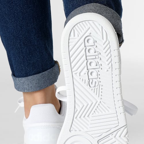 Baskets Femme Hoops 3 Low Classic GW0433 Cloud White
