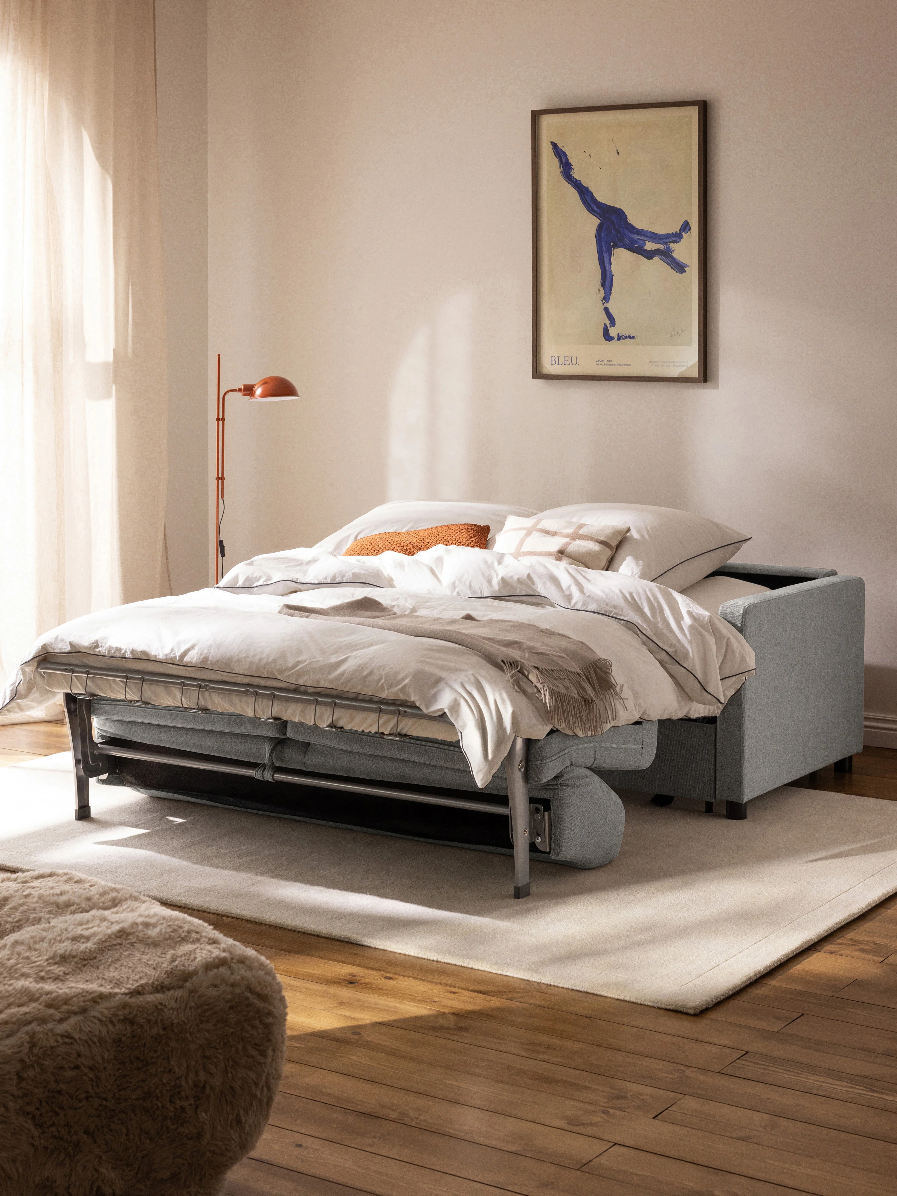 Slaapbank Morgan met matras (2-zits)