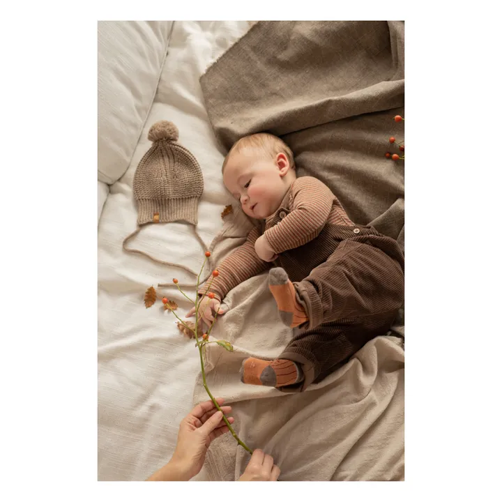 1+ in the family Chaussettes Côtelées Vania | Marron