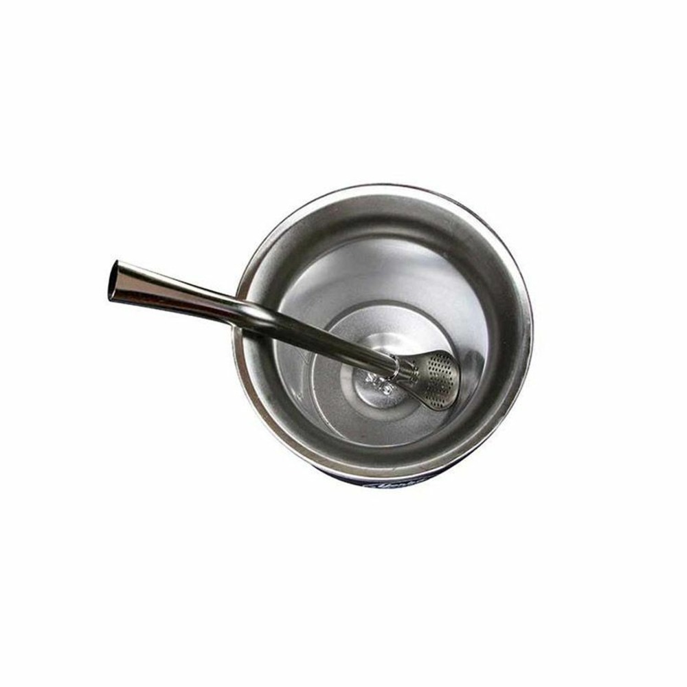 Tasse noire et bombilla à maté - 230 ml