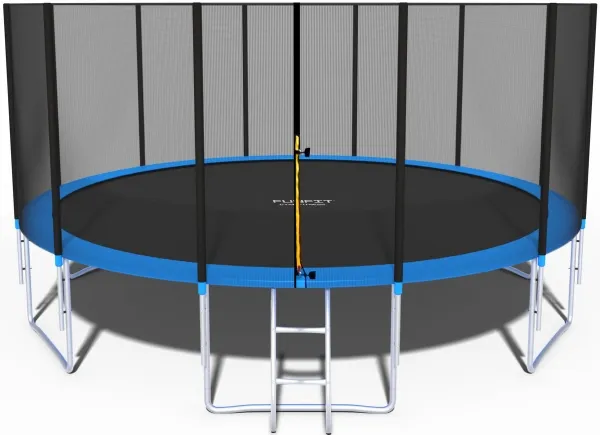 Funfit 842 havetrampolin med udendørs net 15,5 FT 465 cm