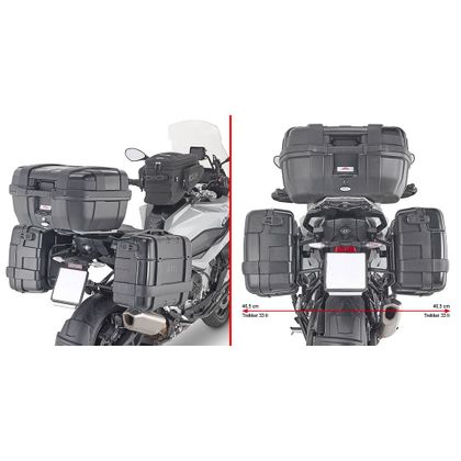 Support valises Givi PL ONE FIT MONOKEY - Noir