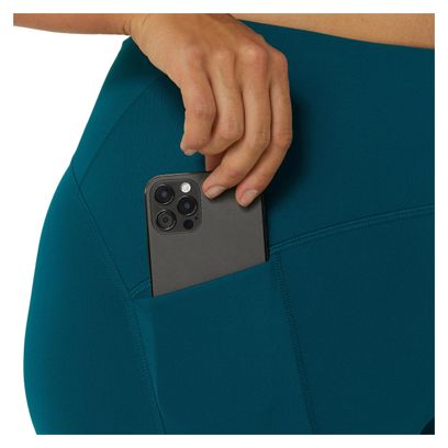 Collant Long Femme Asics Road High Waist Bleu
