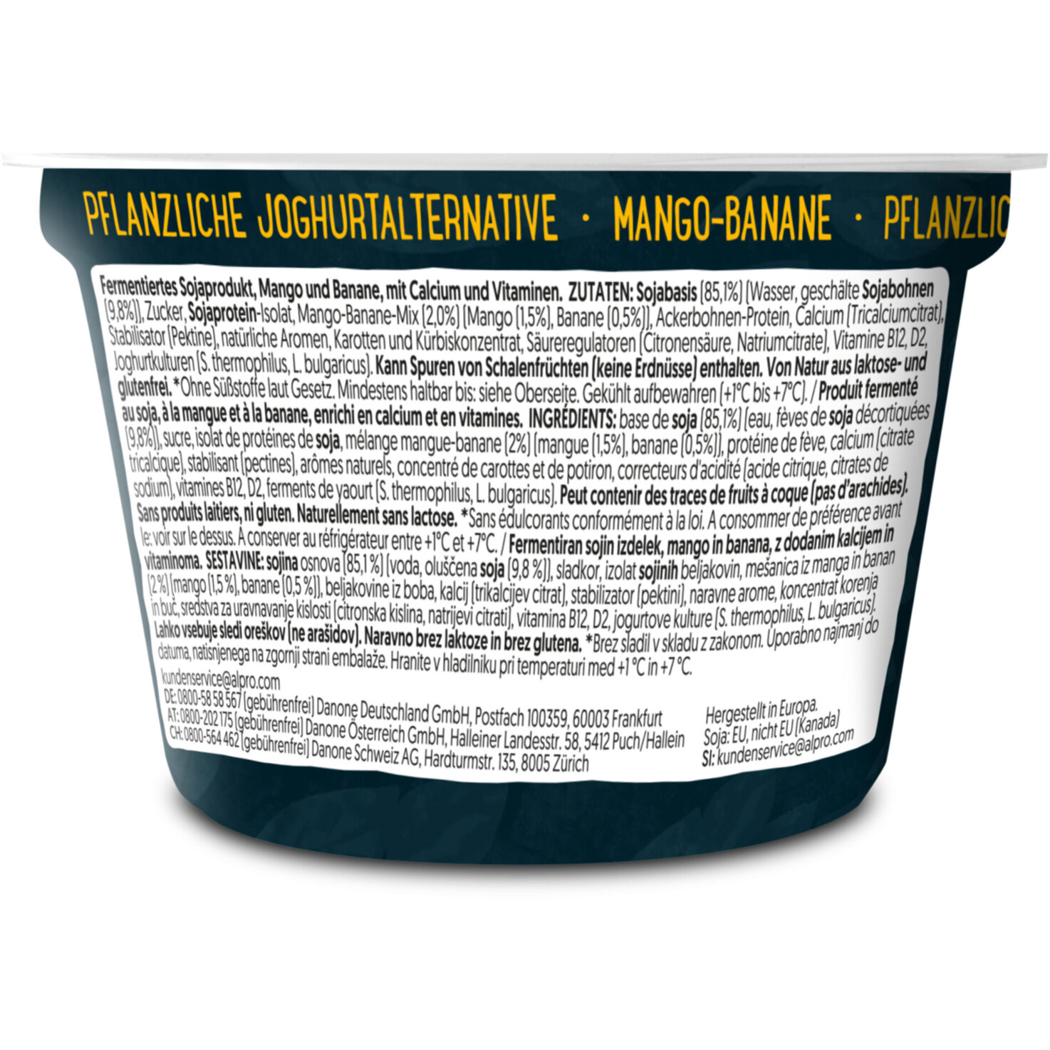 Alpro Soja-Joghurtalternative Protein Mango-Banane