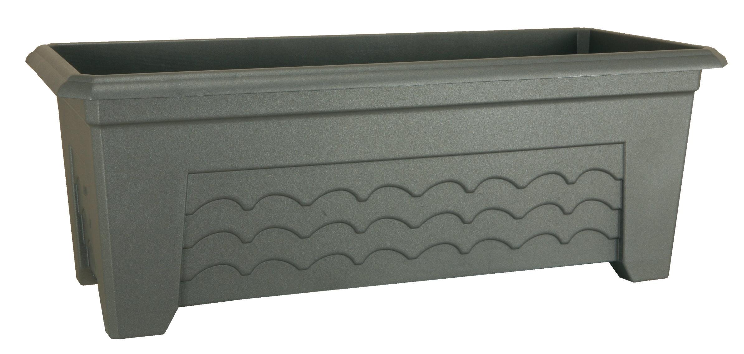 JARDINIERE TERRISSIMA 79X34CM GRIS 50L
