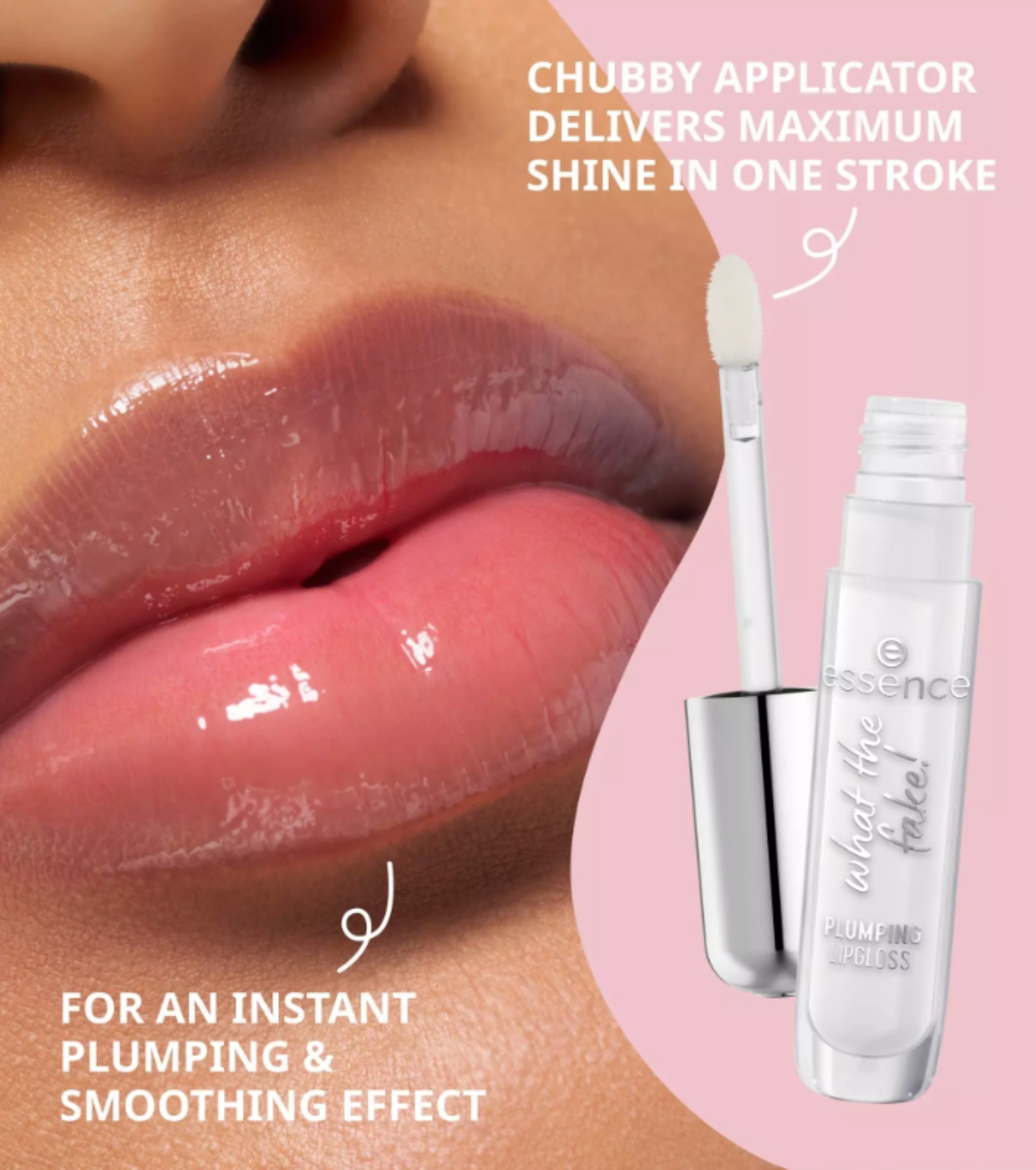 essence - Gloss Labial Volumizador What The Fake! - 100: Sheer Genius