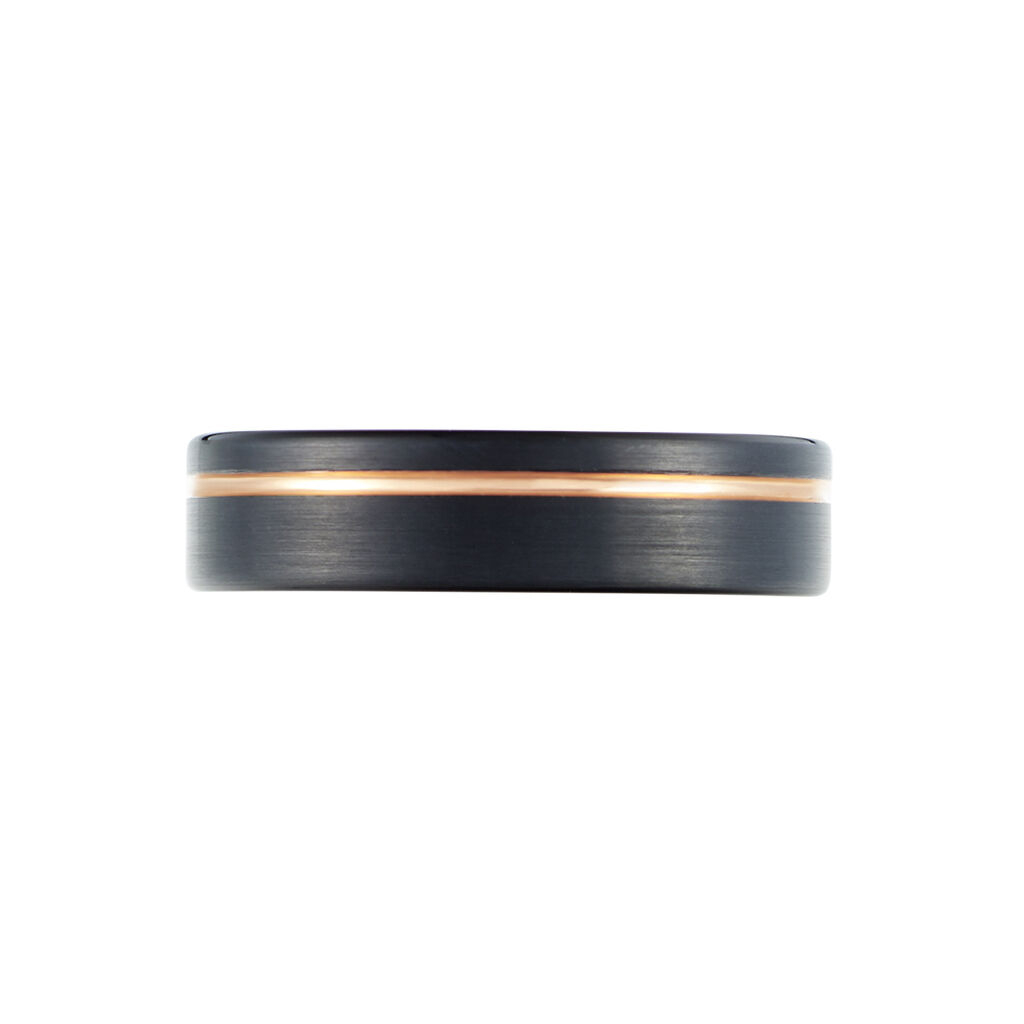 Bague Acier Noir Jacopo