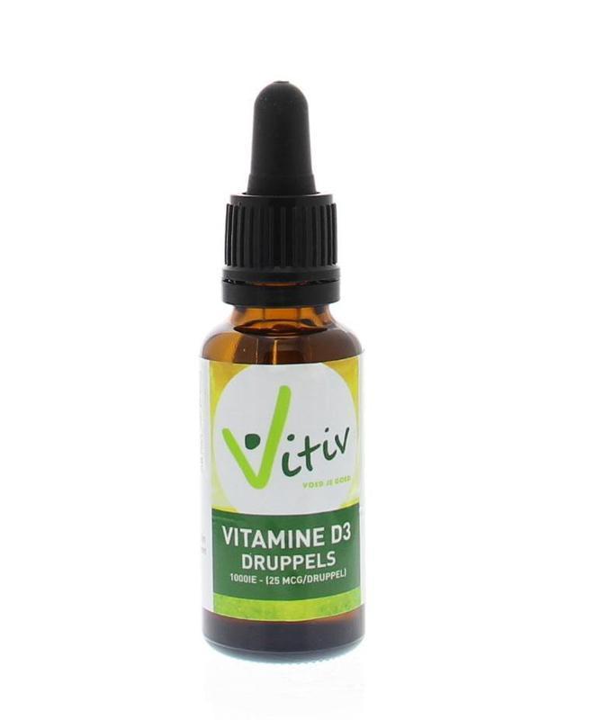 Vitiv Vitamine D3 Druppels 1000IE 25 ML
