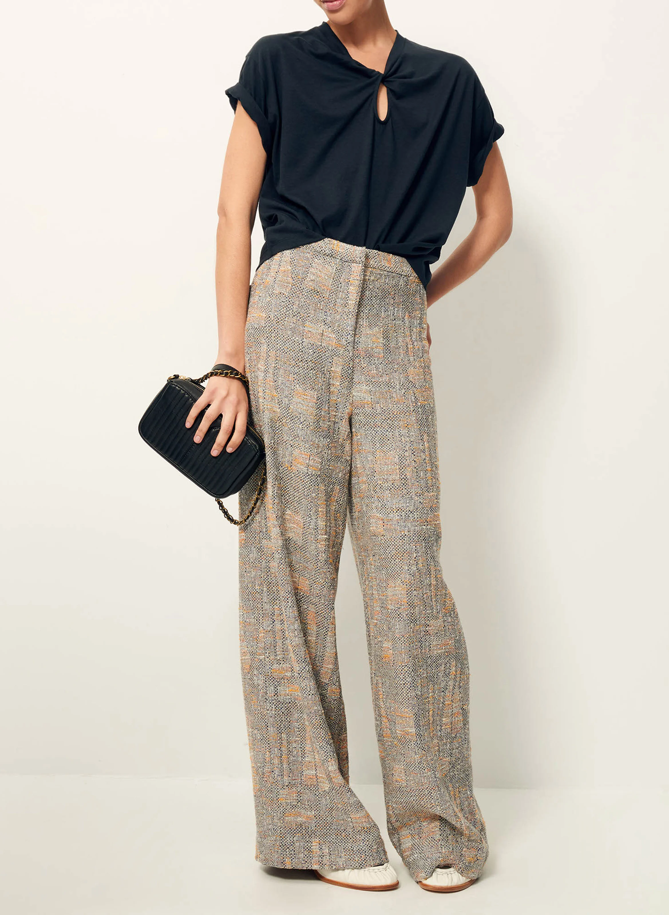 TOOTWIST - Tee-shirt manches courtes twisté | Bleu