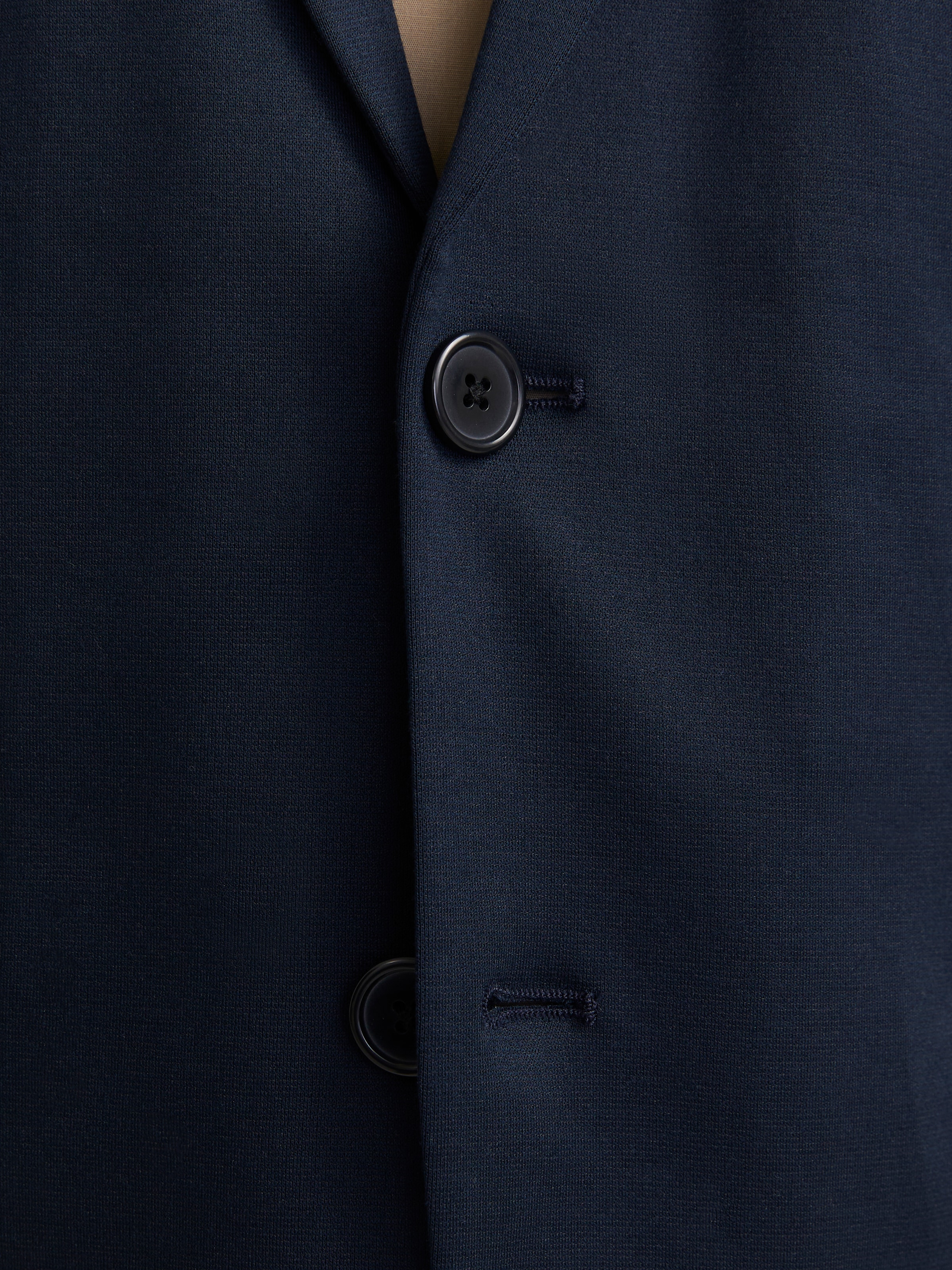 Jack & Jones Sakko »JPRJAXON Jersey Blazer mit Stretch für stylischen Look«, meliert, modisch, slim fit, Materialmix