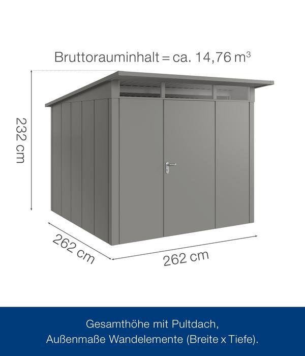Hörmann Metallgerätehaus Juno JPD10 L-Sk