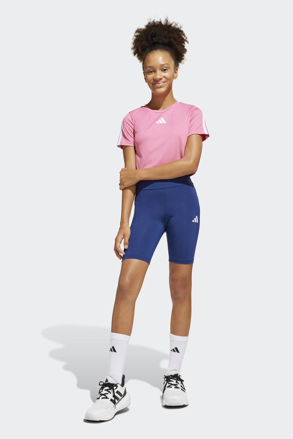 adidas sportset roze/blauw