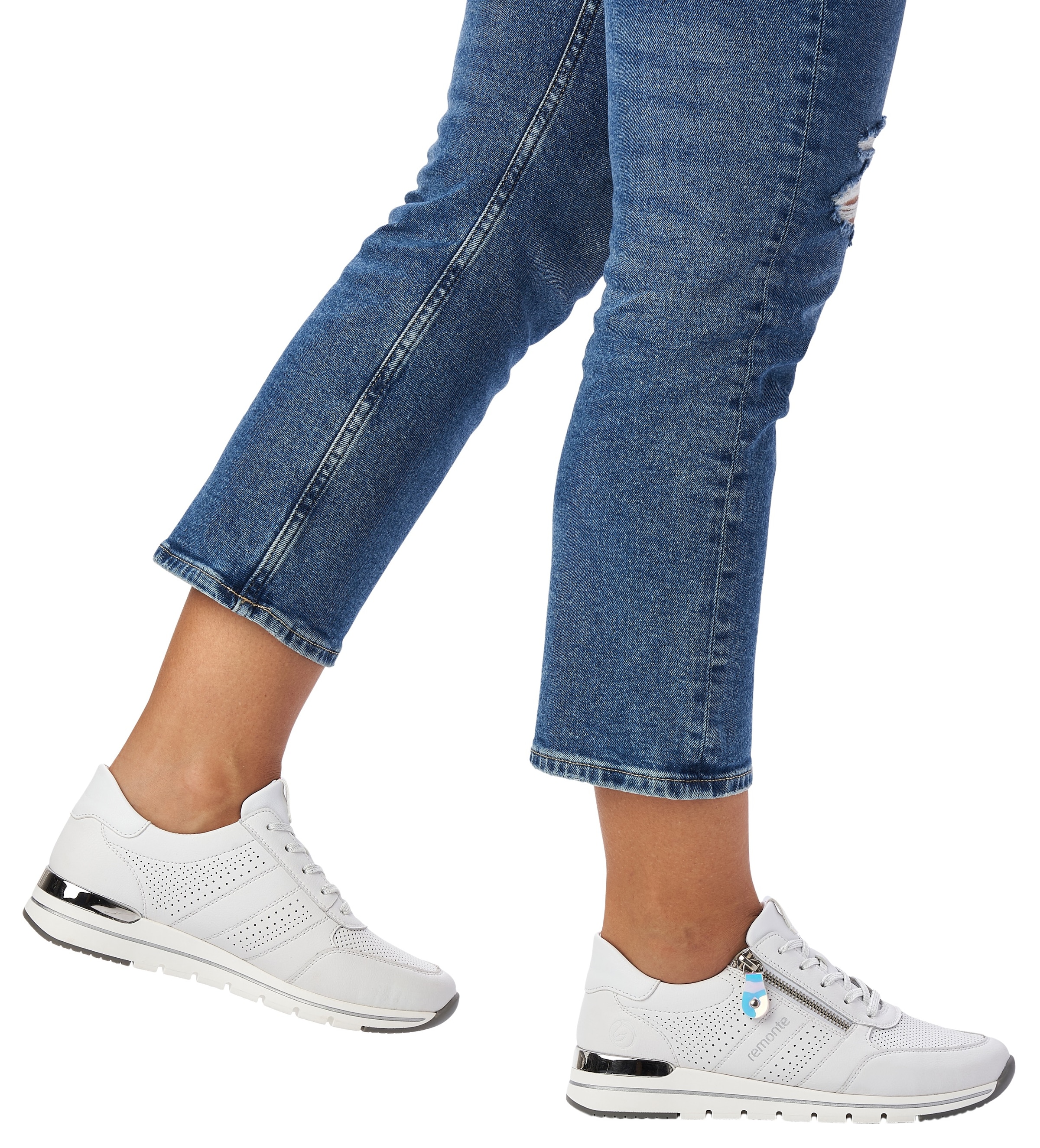 Remonte Keilsneaker  mit seitlichem Reissverschluss, Freizeitschuh, Halbschuh, Schnürschuh