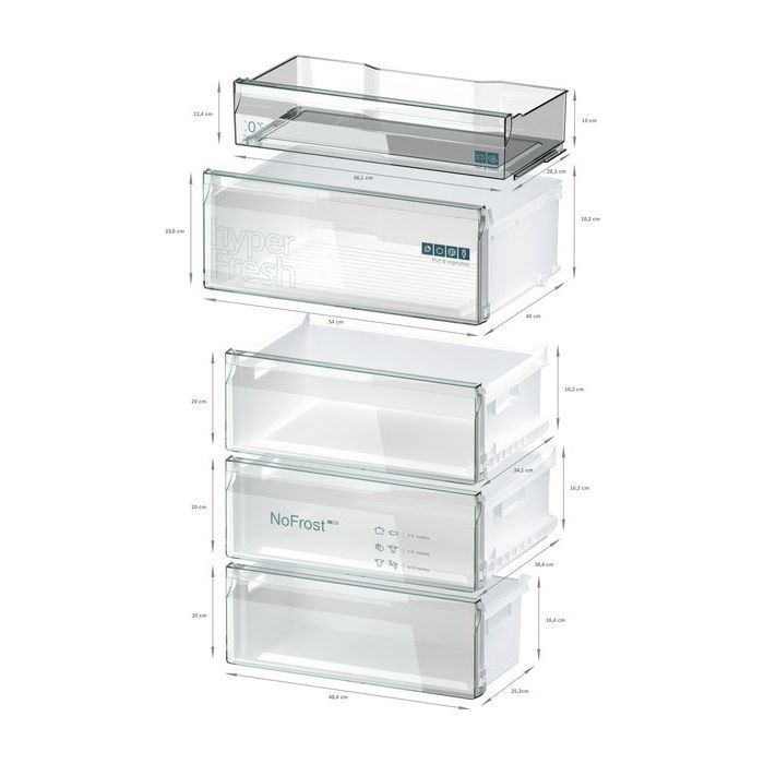 Siemens Kühl-Gefrier-Kombination iQ300 KG49NEICU Edelstahl