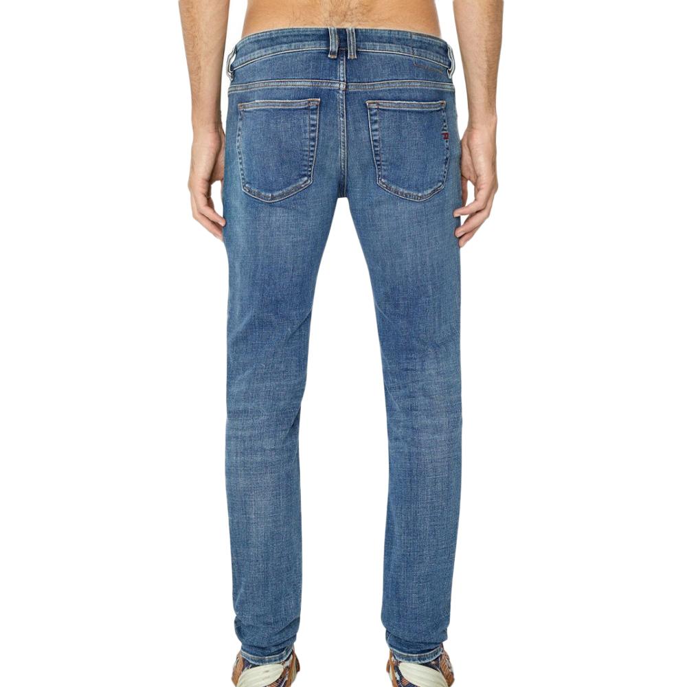 Diesel Jean Skinny Fit Bleu Foncé Homme Diesel1979 Sleenker
