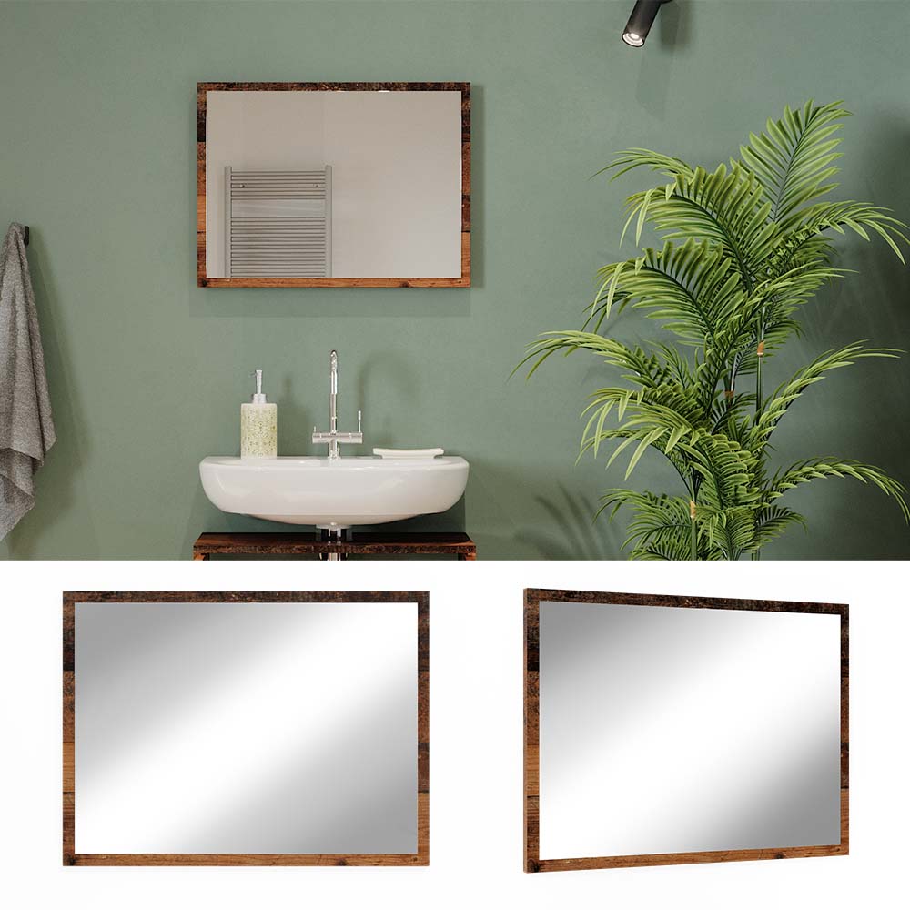 Vicco Badspiegel Wandspiegel Badezimmerspiegel Kiko Old Style 60x45 cm modern Badmöbel Hängespiegel Badezimmermöbel