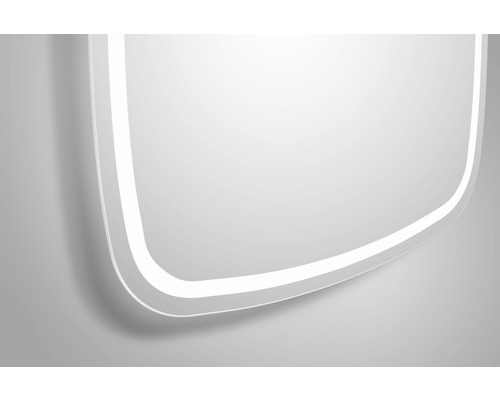 LED badkamerspiegel DSK Zilver Eclipse Ø59cm IP 24