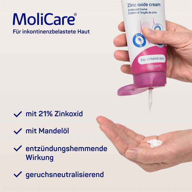 MoliCare® Skin Zinkoxidcreme, 200 ml