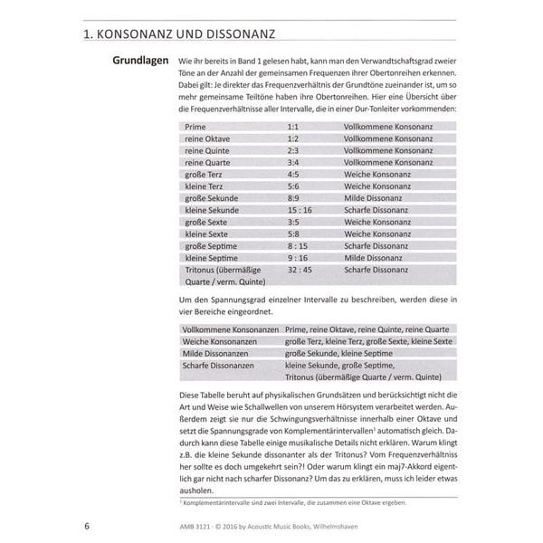 Acoustic Music Books Harmonielehre endlich verst. 2