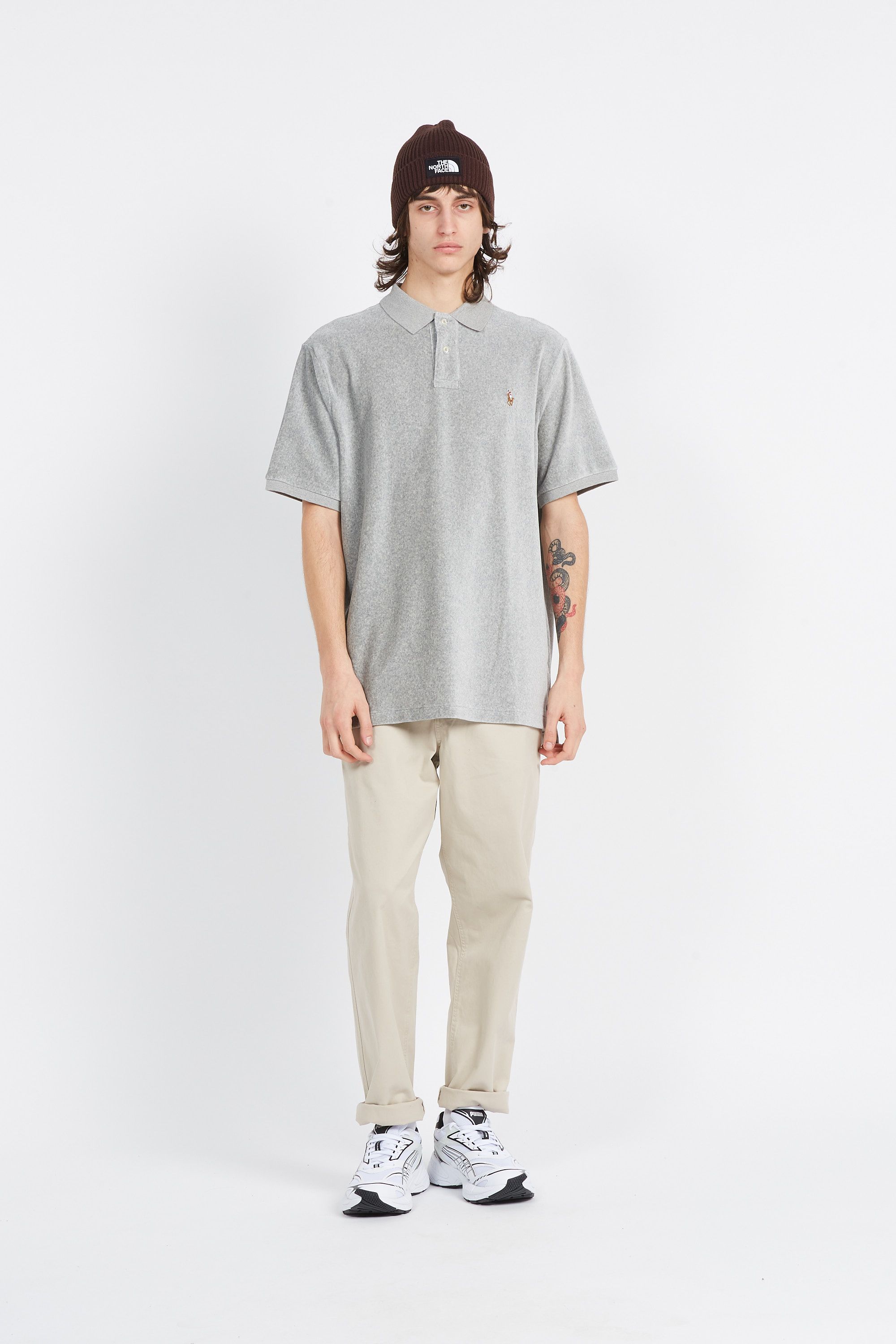 POLO RALPH LAUREN Polo KNIT CORDUROY Gris
