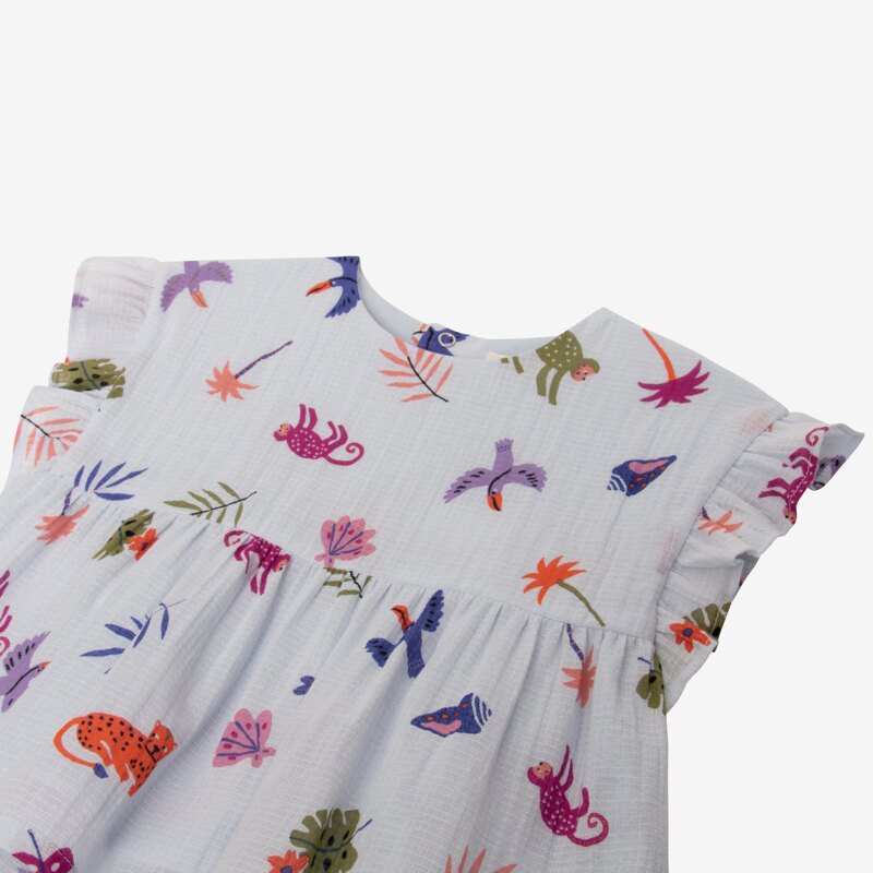 Top bébé fille exotique bleu Catimini Bleu