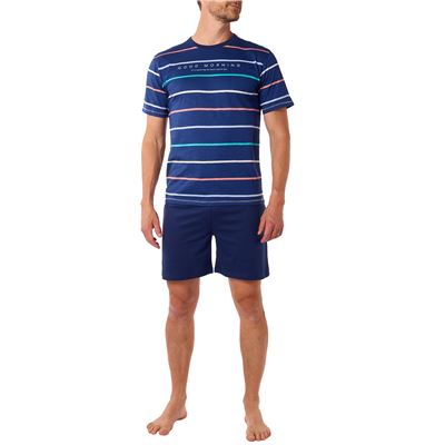 Pyjama short rayé