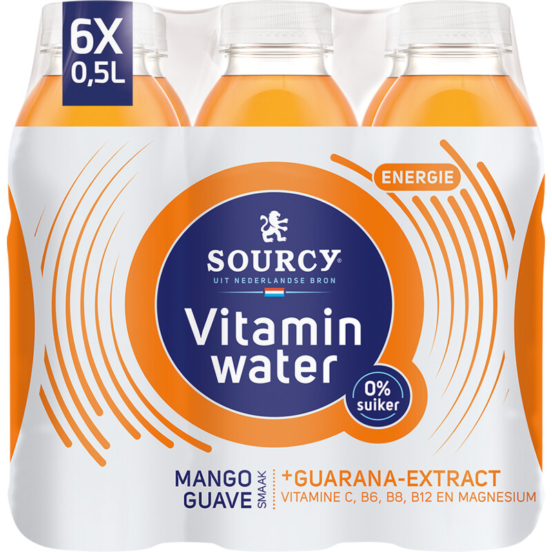 Sourcy Vitaminwater mango guave 6-pack