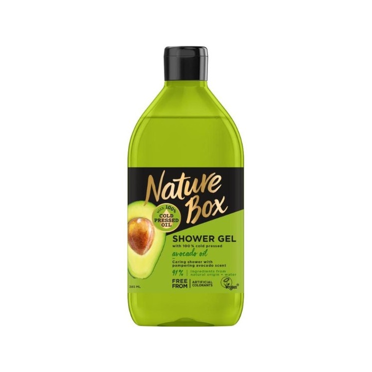 Nature Box Douchegel met avocado-olie 385 ml