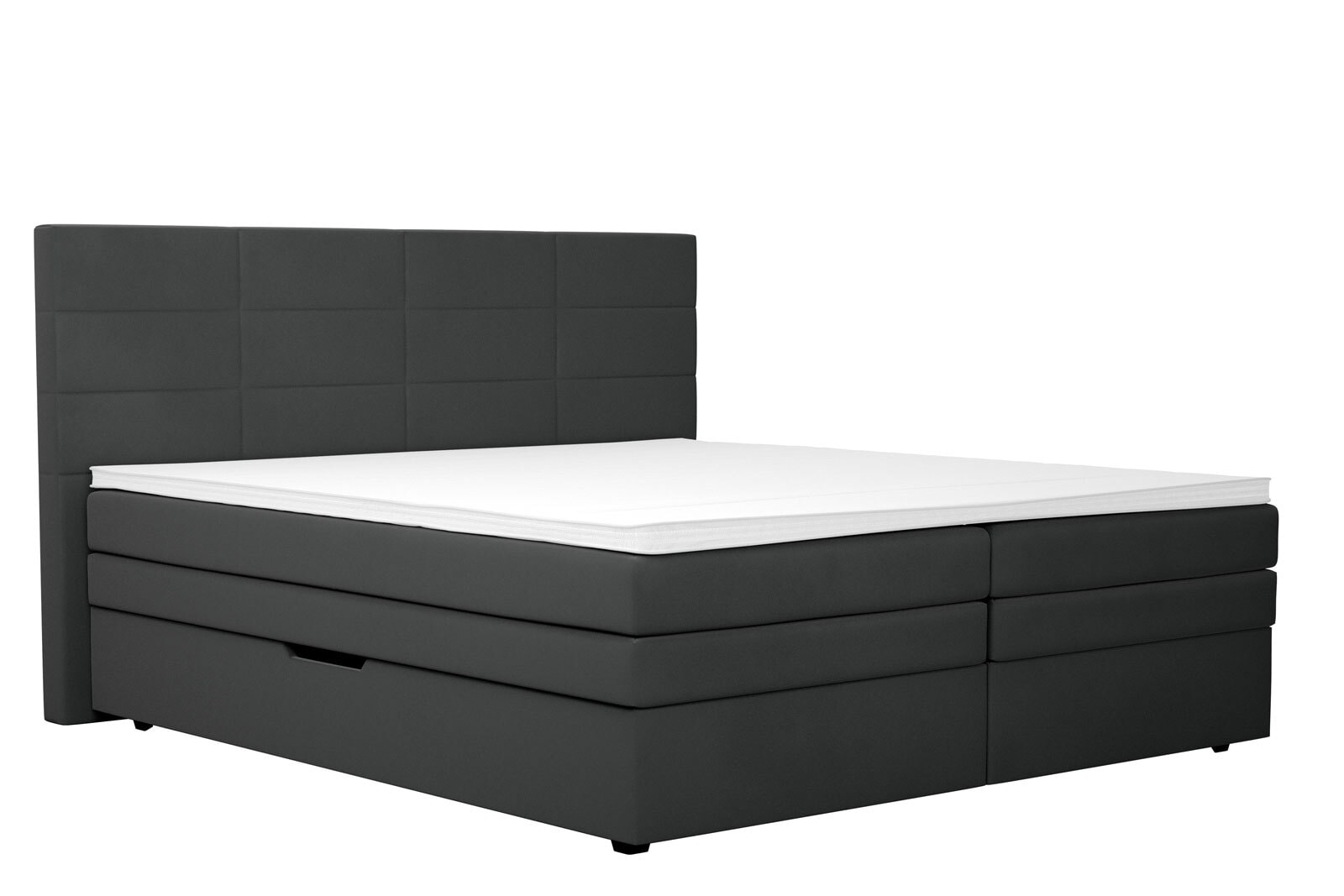 Boxspringbett Lorica Anthrazit Enjoy22 195x115x211 cm