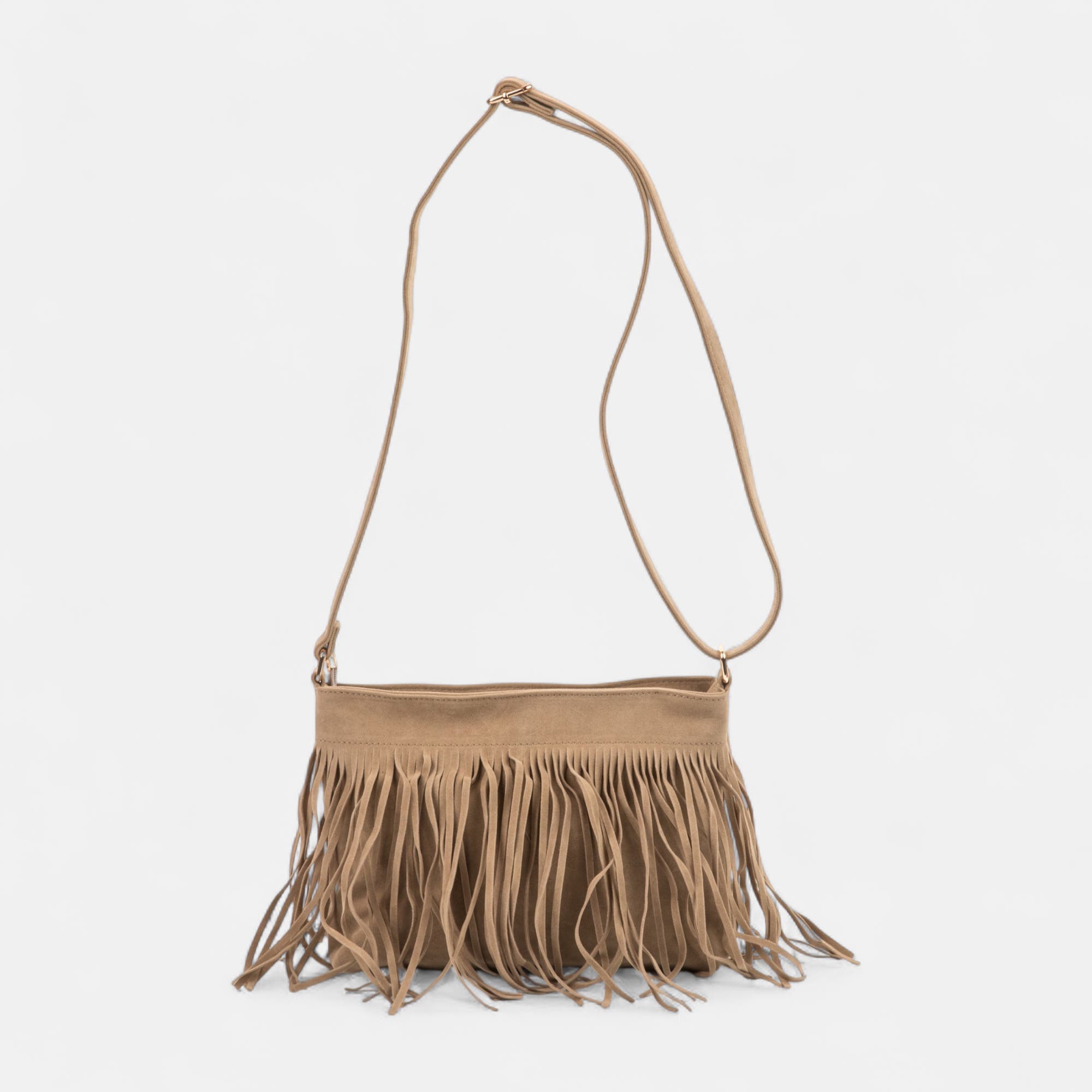 Sac bandoulière beige