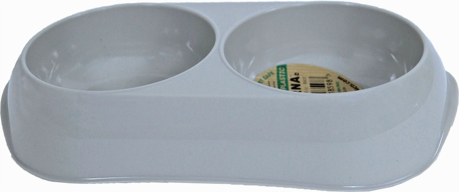 Moderna kattenvoerbak en drinkbak Gusto grijs XS 23 x 12,9 x 4,1 cm 2x200 ml