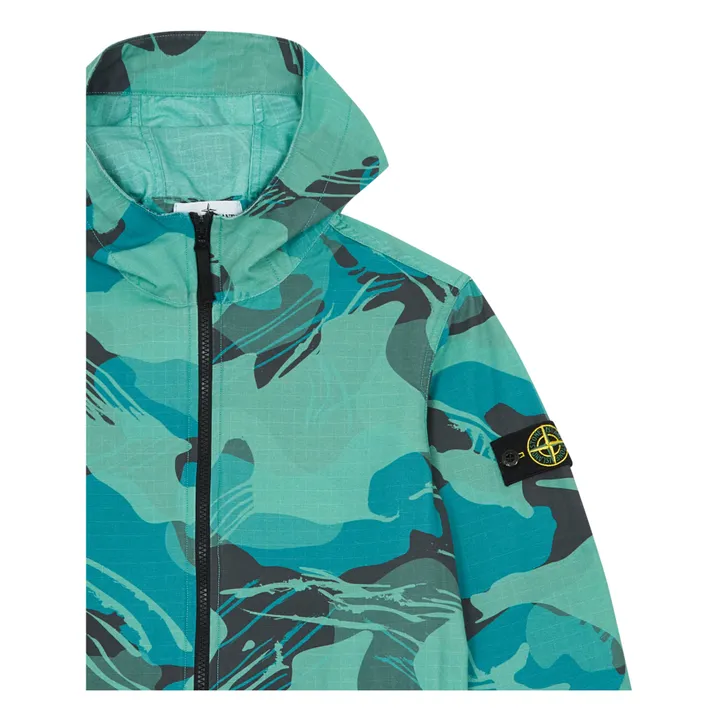 Stone Island Veste Camouflage | Vert émeraude