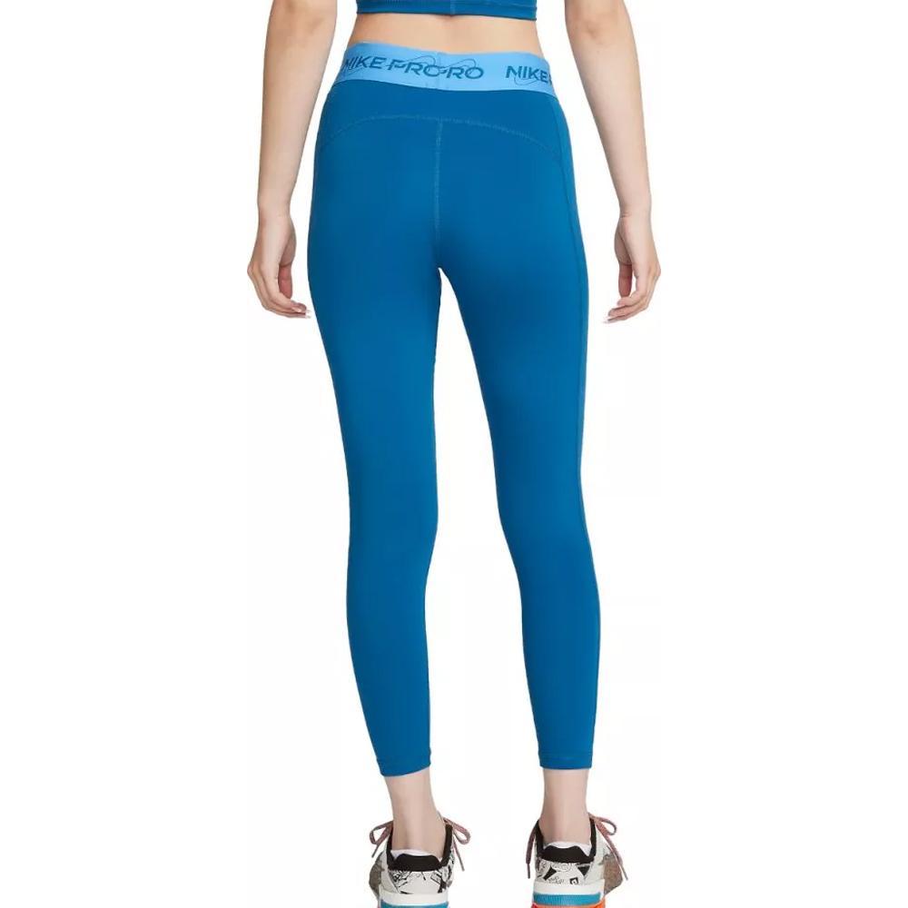 Nike Legging Bleu Femme Nike 7/8 training PRO