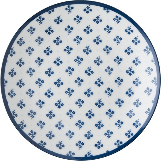 Laura Ashley bord Fleur blauw D 12 H 1,7 cm