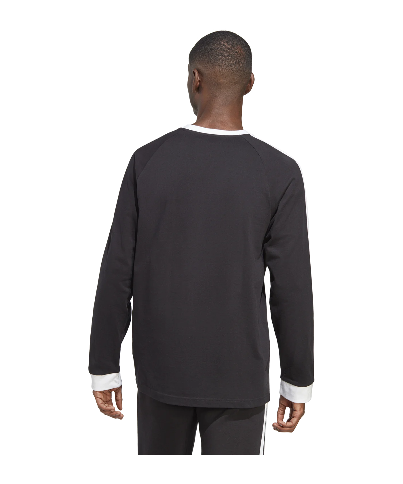 adidas Originals Adicolor Classics 3-Stripes Long Sleeve Tee Black